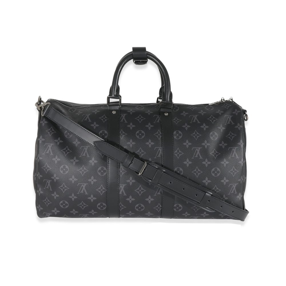 Louis Vuitton Monogram Eclipse Keepall Bandoulier… - image 3